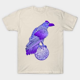 Magic blue crow T-Shirt